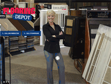 Tablet Screenshot of flooring-depot.net